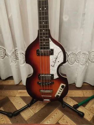 Bajo Eléctrico vintage tipo Paul mccartney