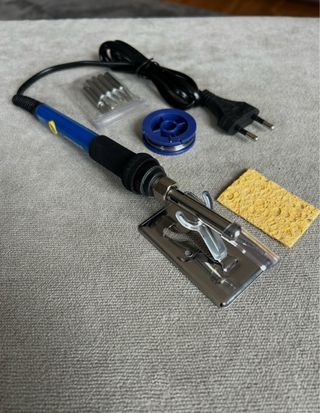 Kit soldador estaño eléctrico NUEVO