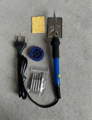 Kit soldador estaño eléctrico NUEVO