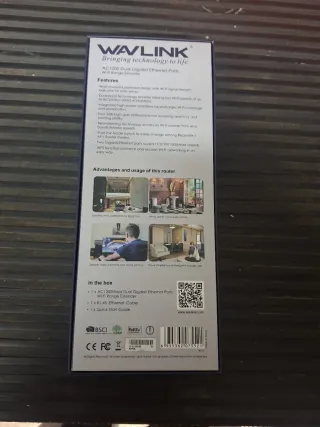 Repetidor WAVLINK AC1200 Dual Band