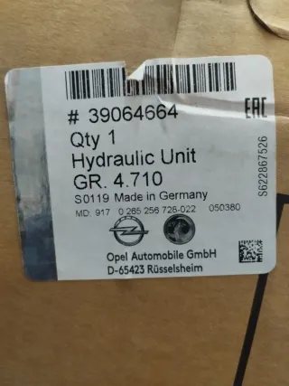 Unidad ABS Opel Astra 0 265 256 728