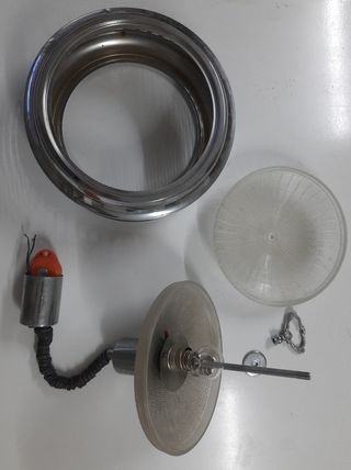 Lámpara sube y baja vintage años 70