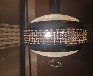 Lámpara sube y baja vintage años 70