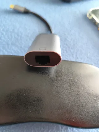 Adaptador USB-C a Ethernet 3 en 1