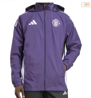 Cortavientos Adidas Manchester United Morado