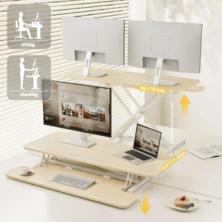 Elevador Escritorio Roble 101x40cm