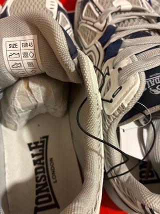 Scarpe Lonsdale Uomo Tg 43 Blu/Bianco