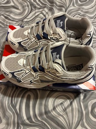 Scarpe Lonsdale Uomo Tg 43 Blu/Bianco