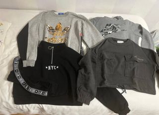 Lote 4 sudaderas Adidas y Nike