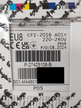 Consola PS5 Slim con lector de discos en FW: 9.60