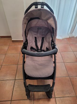 Cochecito bebé PegPerego Trio+capazo+silla+Isofix