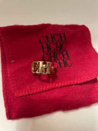 Anillo Carolina Herrera Corazón Oro
