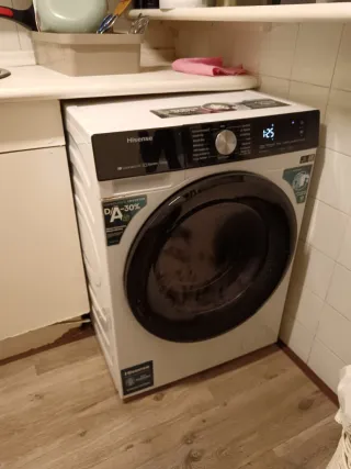 Lavadora 9kg / Secadora 6kg Hisense con garantía.