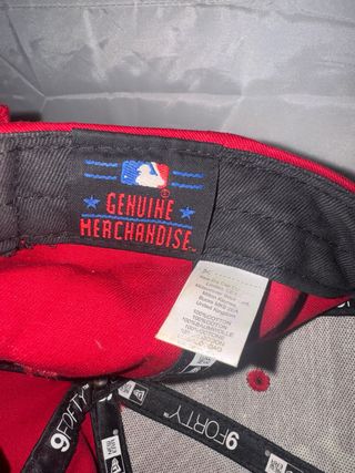 Gorra New Era Yankees 9FORTY Niño Roja