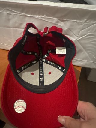 Gorra New Era Yankees 9FORTY Niño Roja