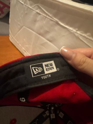 Gorra New Era Yankees 9FORTY Niño Roja