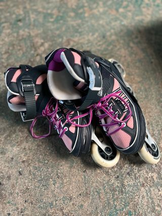 Patines en línea Oxelo Fit 5 rosas