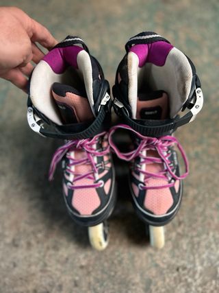 Patines en línea Oxelo Fit 5 rosas