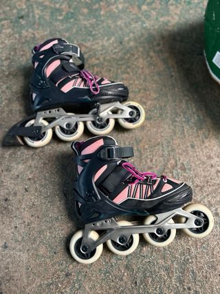 Patines en línea Oxelo Fit 5 rosas