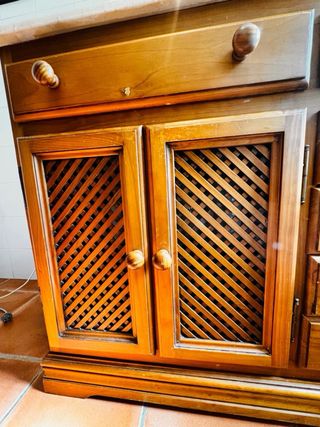 Mueble de baño y espejo