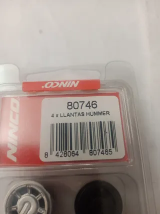 Llantas Hummer NINCO 80746 (4 unidades)