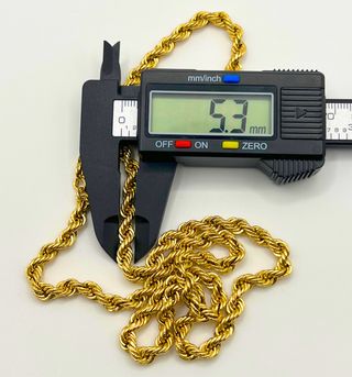 Cadena Salomónica Oro 18k 18.44 gr.