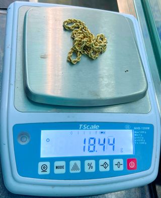 Cadena Salomónica Oro 18k 18.44 gr.