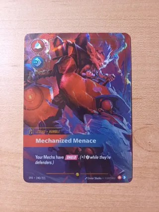 Carta Rumble Riftbound Mechanized Menace