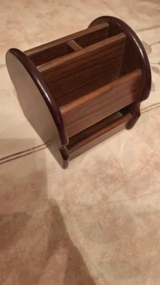 Organizzatore per penne in legno