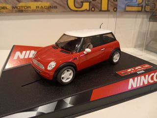 Scalextric. Ninco. Mini Cooper Rojo. Ref. 50275