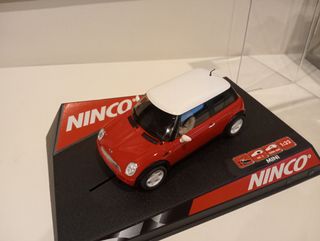 Scalextric. Ninco. Mini Cooper Rojo. Ref. 50275