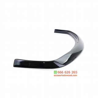 Labio spoiler delantero negro brillo para BMW Ser