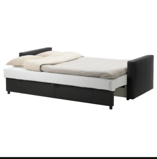 Sofá cama  negro..