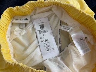 Bañador Lacoste Amarillo