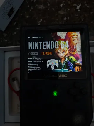 Consola Anbernic RG351V Negra