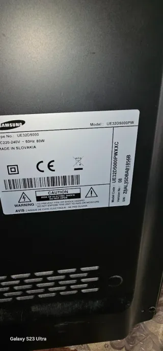 Televisor Samsung Negro