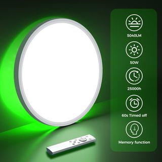 Lámpara-plafón de techo LED RGB Grande (59cm/50W)