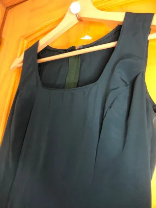 Vestido Rociero Verde Botella