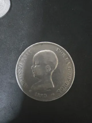 Moneda Alfonso XIII 1889