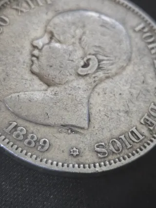Moneda Alfonso XIII 1889