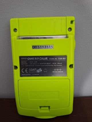Nintendo Game Boy Color Verde