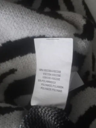 Jersey Rayas Cebra Blanco y Negro