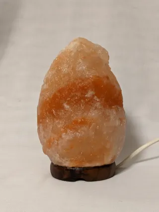 Lámpara de Sal Natural naranja