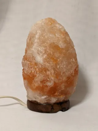 Lámpara de Sal Natural naranja