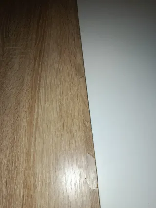 Mesa de comedor madera y cristal