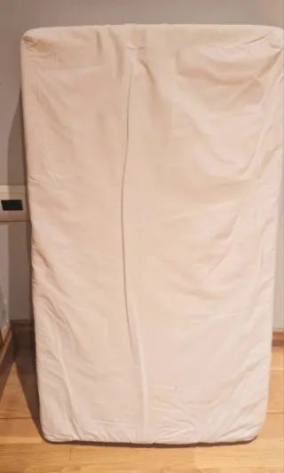 Colchón espuma cuna bebé 77x45x10 cm