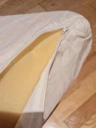 Colchón espuma cuna bebé 77x45x10 cm