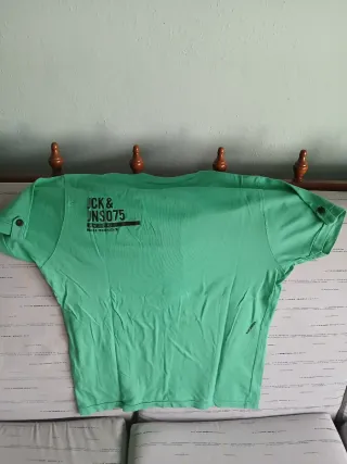 Camiseta Jack & Jones verde talla S