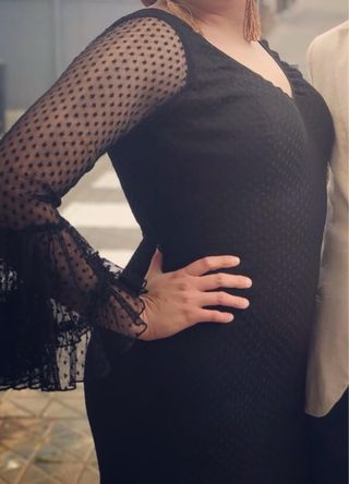 Traje de flamenca negro