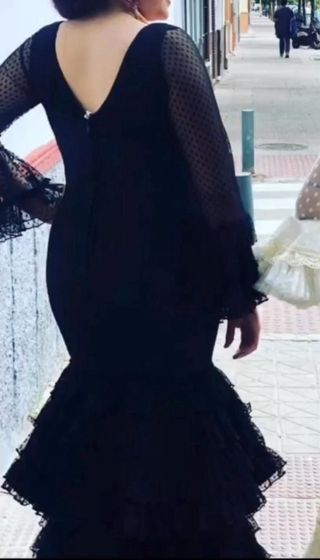 Traje de flamenca negro